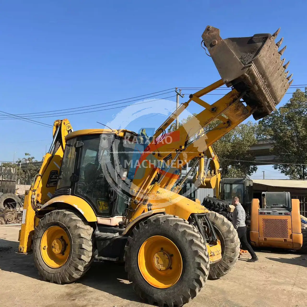 Construction machine JCB4CX backhoe Excavator  Used backhoe Excavator