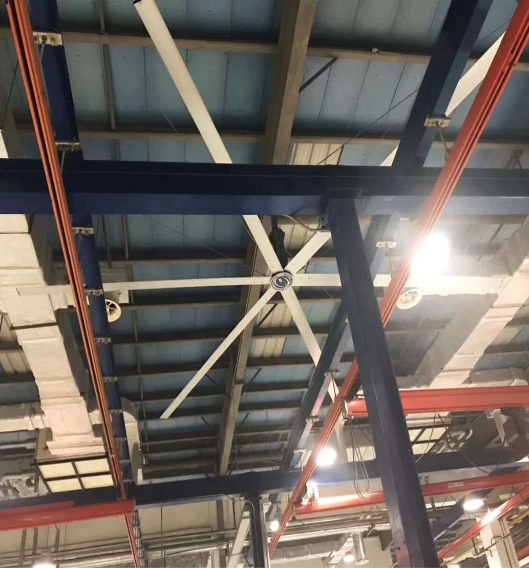 Apogee 24ft warehouse Use  Energy Saving   HVLS Ceiling Fan  with Geardrive Motor