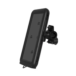 Оптовая продажа, пользовательский водонепроницаемый держатель для мобильного телефона из АБС-пластика с поворотом на 360 градусов для езды на велосипеде и мотоцикле, держатель для мобильного телефона