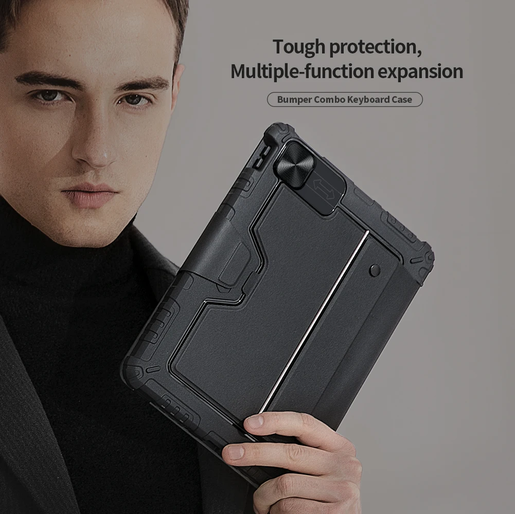 Чехол Nillkin для клавиатуры iPad 10 2 дюйма Air 9 2020/Air 4/Pro 11 2020/2021 Защитный Тонкий чехол с держателем