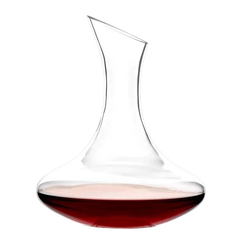Best Quality Promotional Clear Customized Quantity Logo Shape Crystal Wine Glass Decanter with the Best Service and Low Price