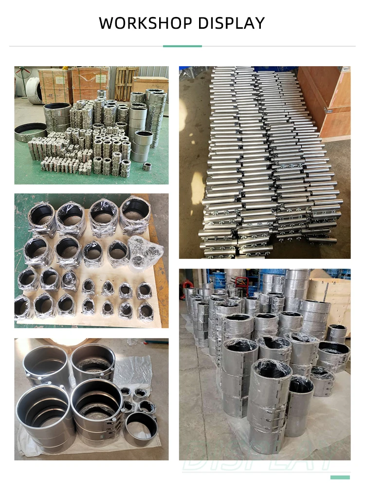 pipe oil ss 316 stainless steel coupling hdpe repair clamp