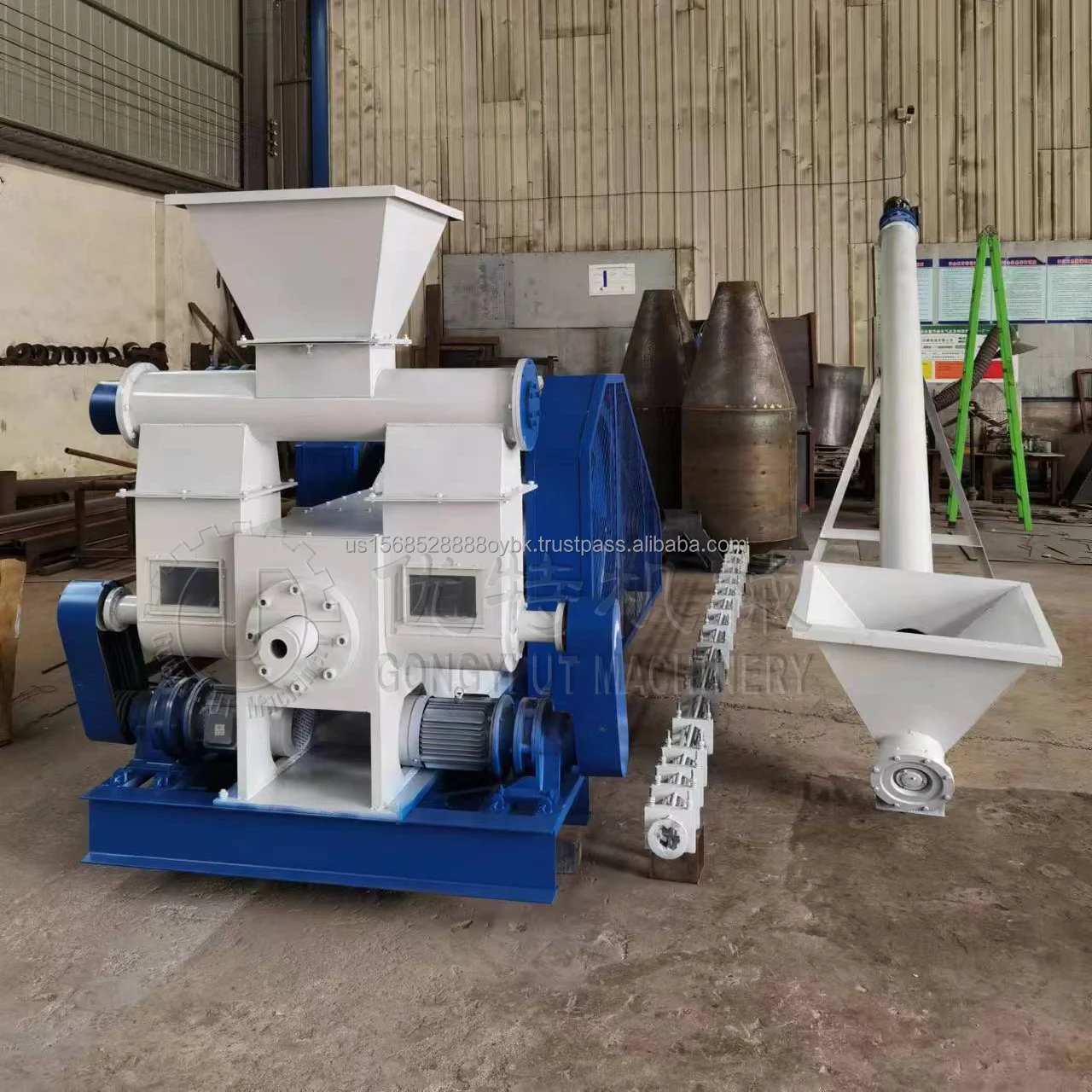 New Used Shredded Paper Briquette Press Machine Equipment for Converting Paper Dust into Briquets Featuring Core Motor Component