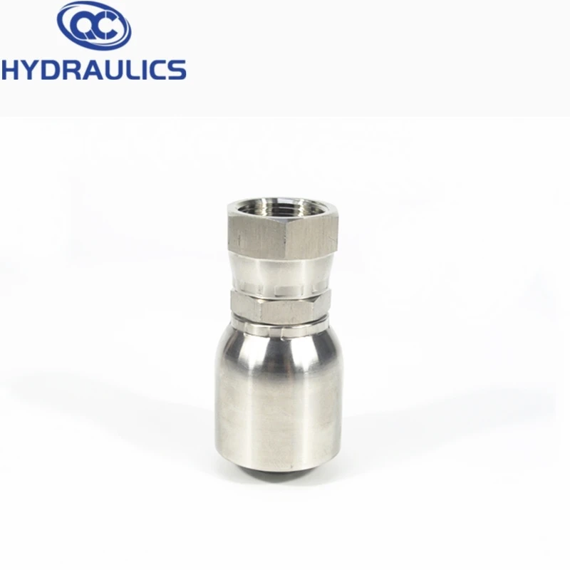 Stainless steel BSP female hydraulic air hose crimp fittings