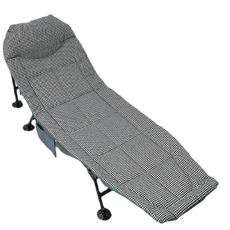 High Quality Heavy Duty Folding Bed with Soft Padded Cushion Portable Adjustable Recliner
