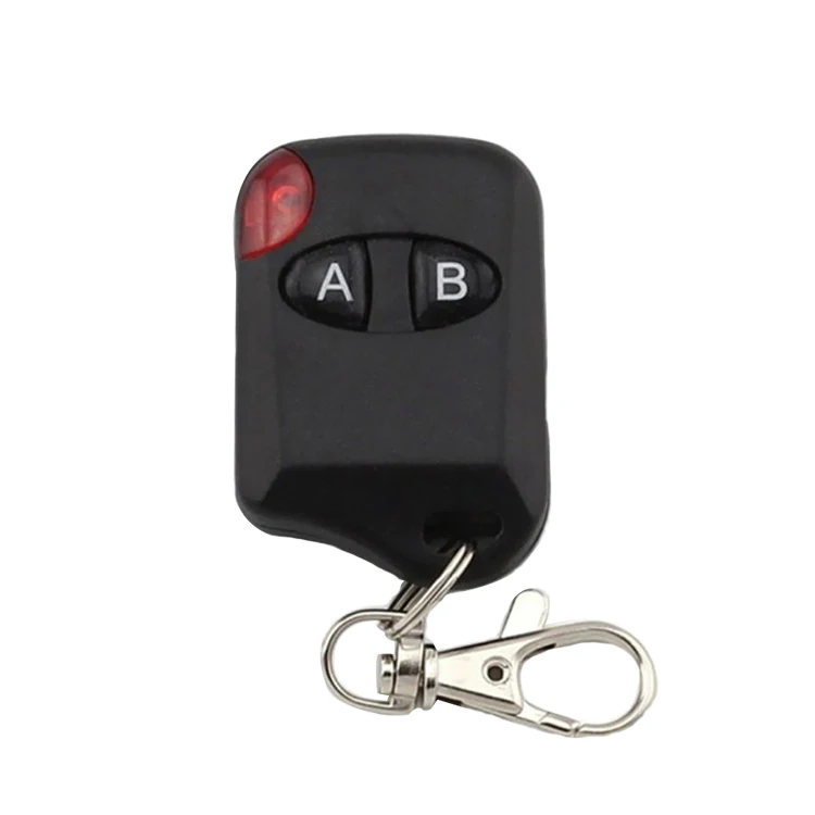 Universal Remote Control 433Mhz Gate Garage Door 2 Buttons Key A B ON OFF Fob Fast Duplicator copy RF Wireless Remote Control