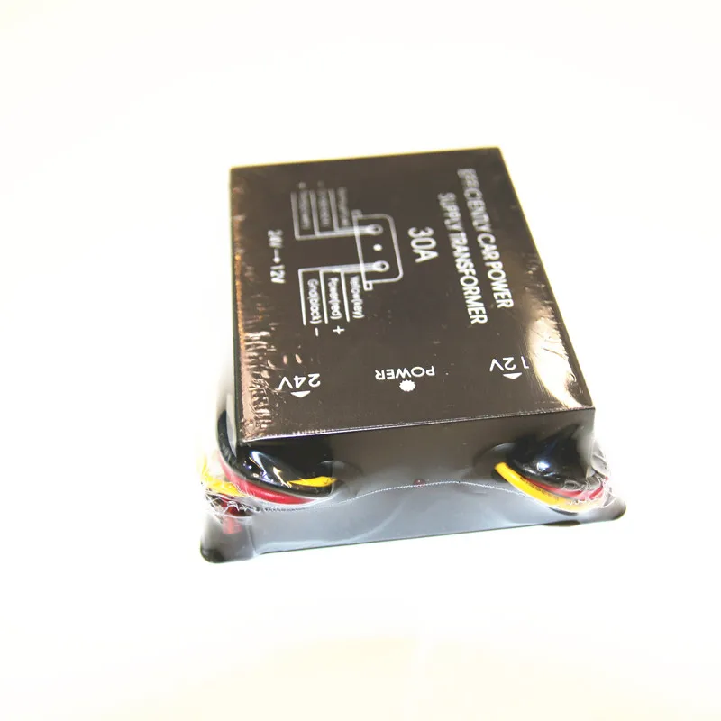 Hot Sell 24 Volt to 12 Volt 30A Dc to Dc Converter Step Down for Car