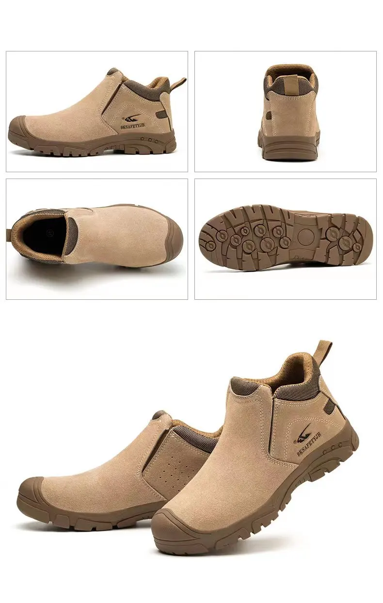 THREEDIV new fashion welder special labor protection shoes smash-proof puncture protection shoes men protective shoes