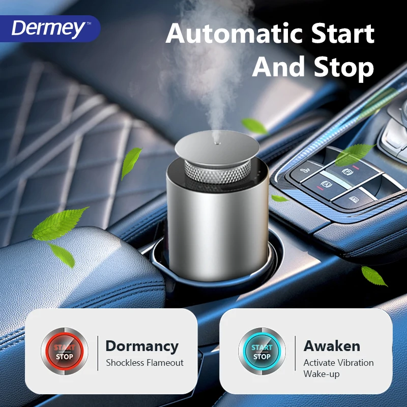 Wholesale Portable USB Rechargeable Car Fragrance Scent Machine Long Life Battery Air Cleaner Essential Diffuser Aroma Diffusers