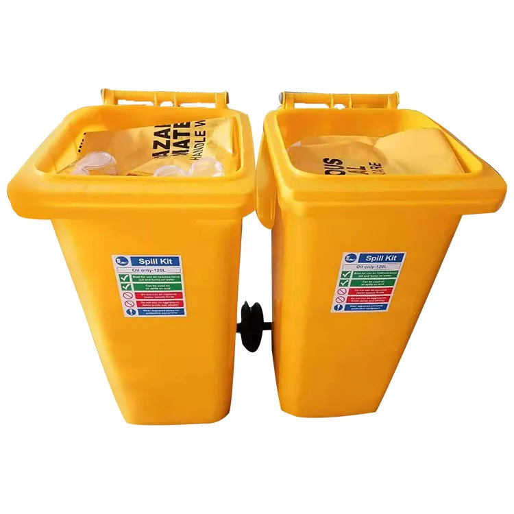 240 Litre industry grey color absorbent pads spill kit for workshop