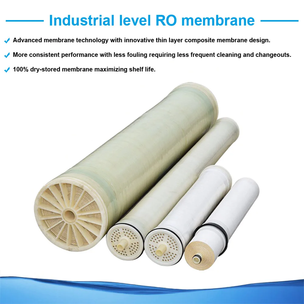 Hikins 99.5% salt rejection machine membrane element underground ro water system reverse osmosis