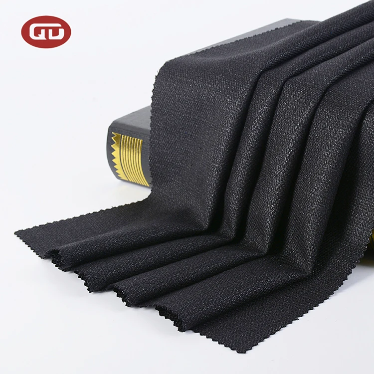 Hot sale ready made garment woven polyester rayon customized TR suit fabric
