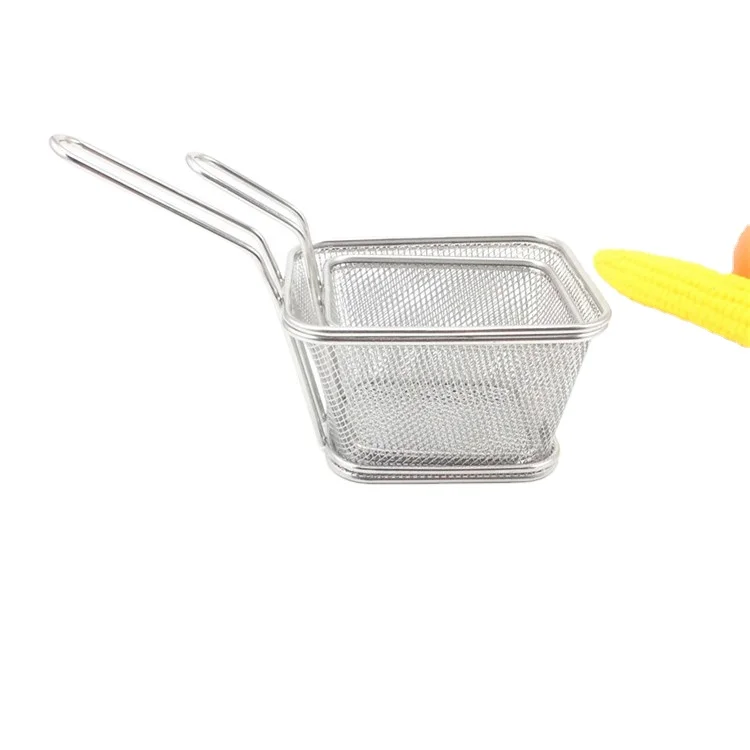 Chips Fry Baskets Stainless Steel Mini Fryer Basket