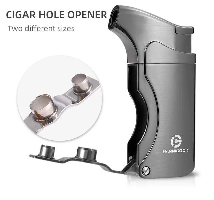 Custom LOGO Cigar Lighter Cutter Ashtray 3-Pieces Gift Box Cigar Set Gift Cigar Accessories In Stock
