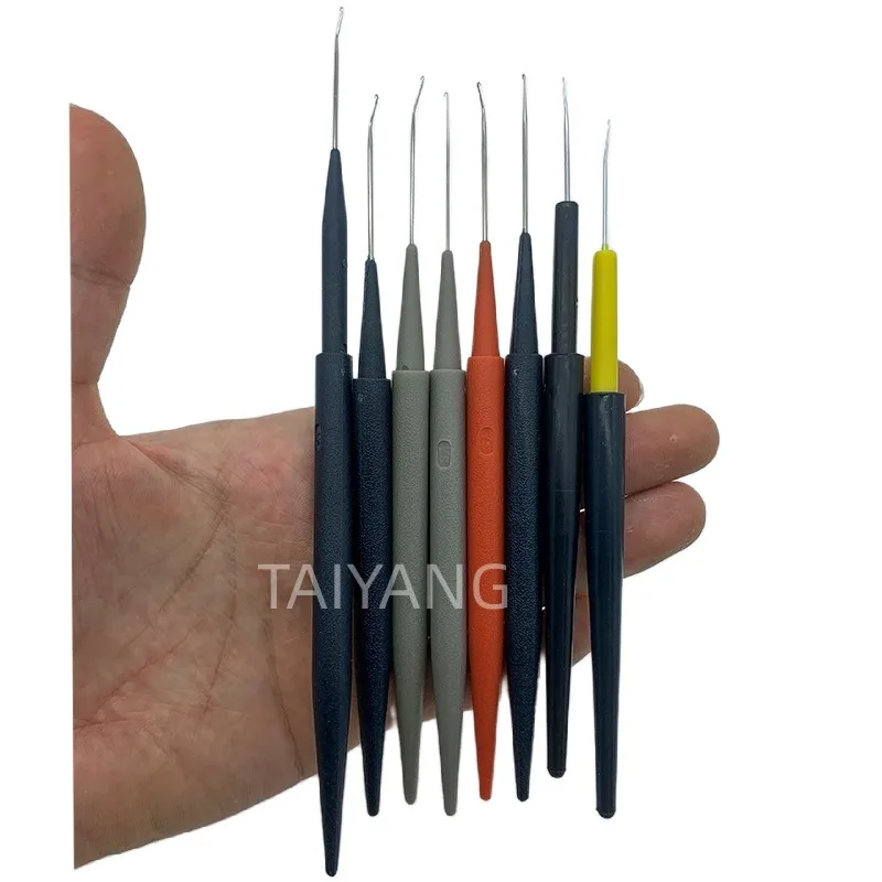 Warp knitting machine spare parts 0.8mm  1.1mm yarn hook needle, yarn hook needle/