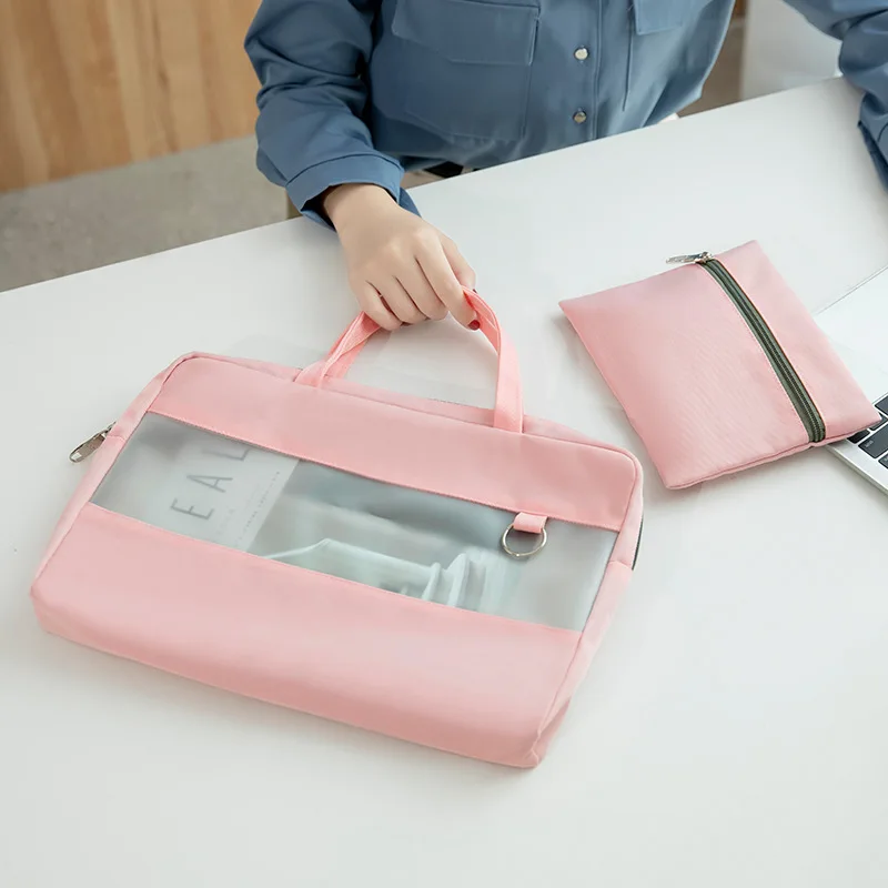 Stylish Waterproof Briefcase Multi-Compartment Women Laptop Shoulder Bag Tote Bag