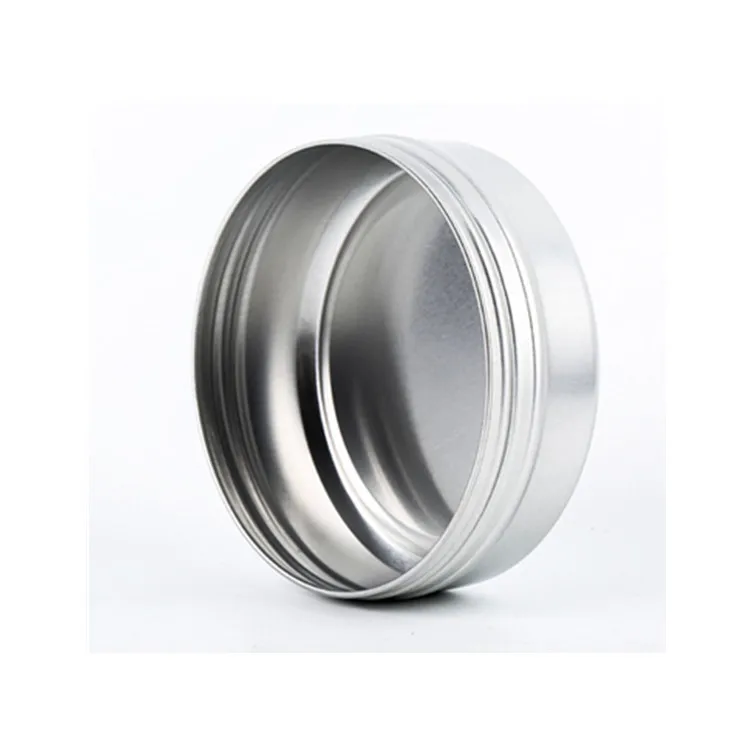 
factory wholesale fast delivery stock aluminium candle tin can with lid 
