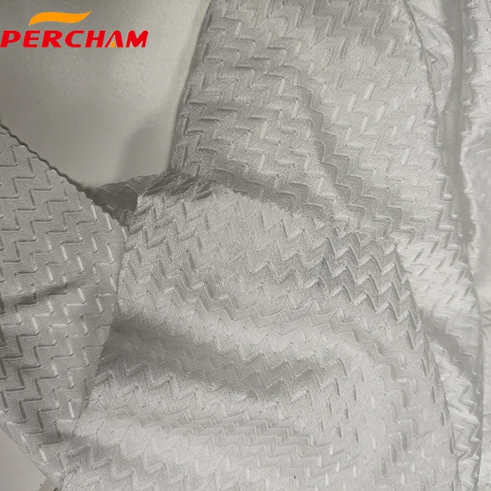 High end polyester spandex curve Lycra quick drying mesh elastic fabric for sportswear