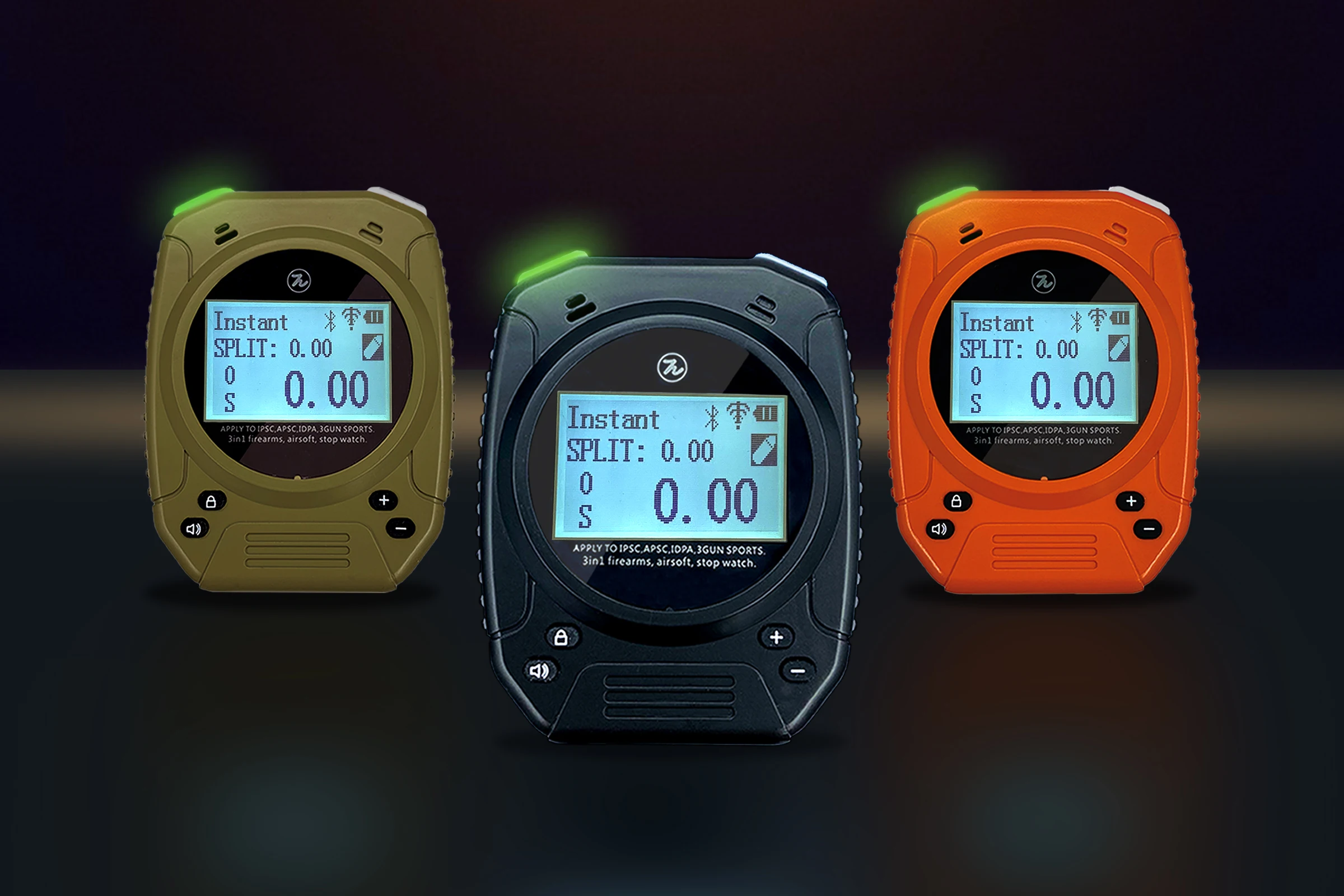 Водонепроницаемый и беспроводной M1A2-FW выстрел таймер Стильный емкостный стилус служащий также секундомер обратного отсчета съемки