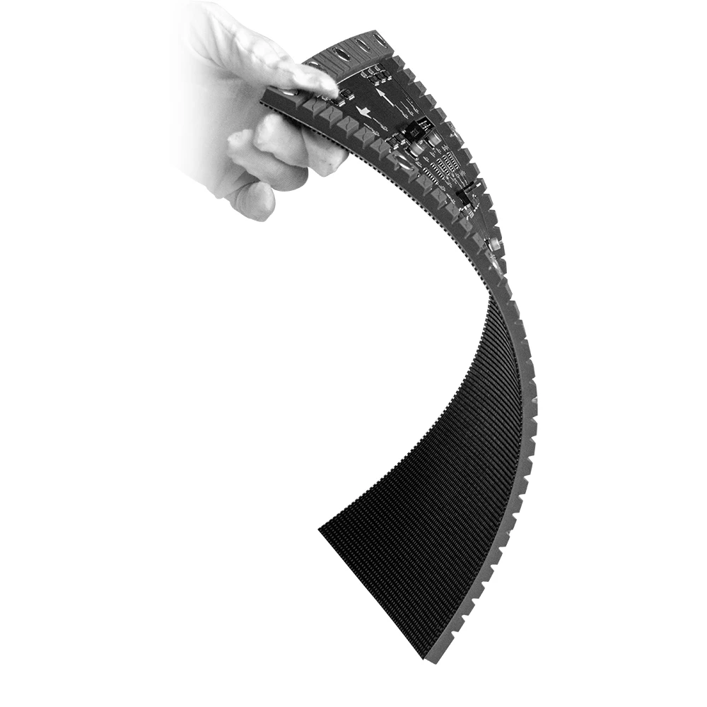 P4 320*160mm Soft Led Screen Flexible Led Panel Curved Flexible Led Module Wall Advertising Led Advertisement Display Screen