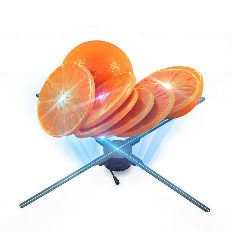 Outdoor Application 100cm Panel Size Hologram 3 D Display 3D Holographic Led Fan Hologram Advertising Showcase