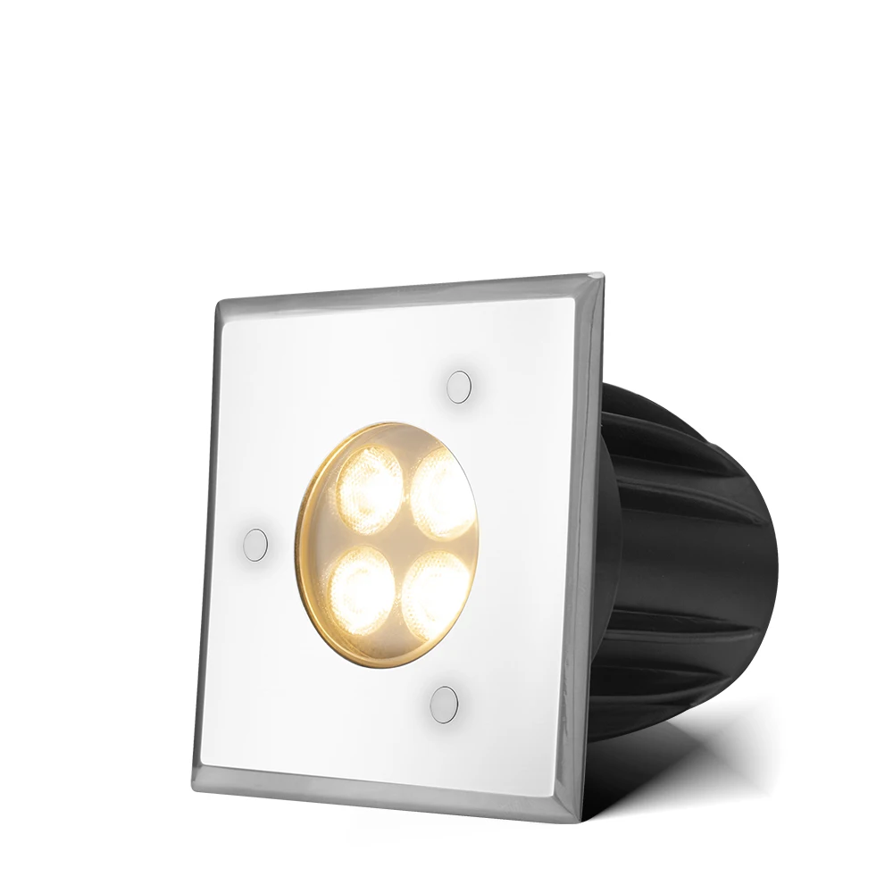 3W Outdoor IP68 Structure waterproof recessed led underground lights