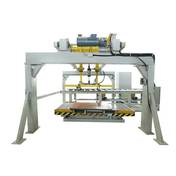 Automatic cutting machine for laminate flooring production line