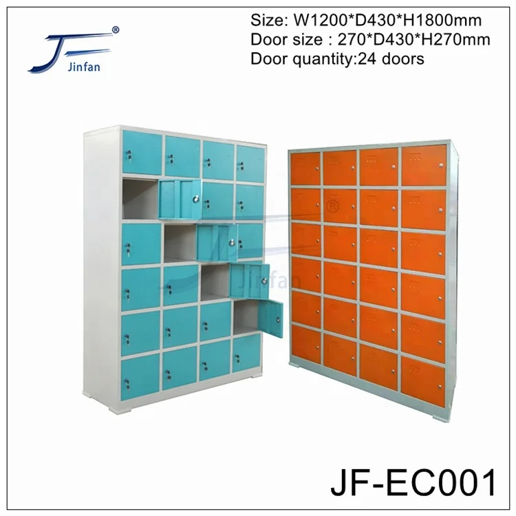 Parcel Storage Cabinet Locker Safe Intelligent Steel New Arrival Luxury face recognition Locker 24 Doors Locker