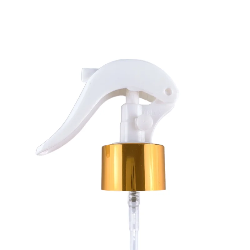 28/410 white head gold aluminum button switch mini trigger sprayers