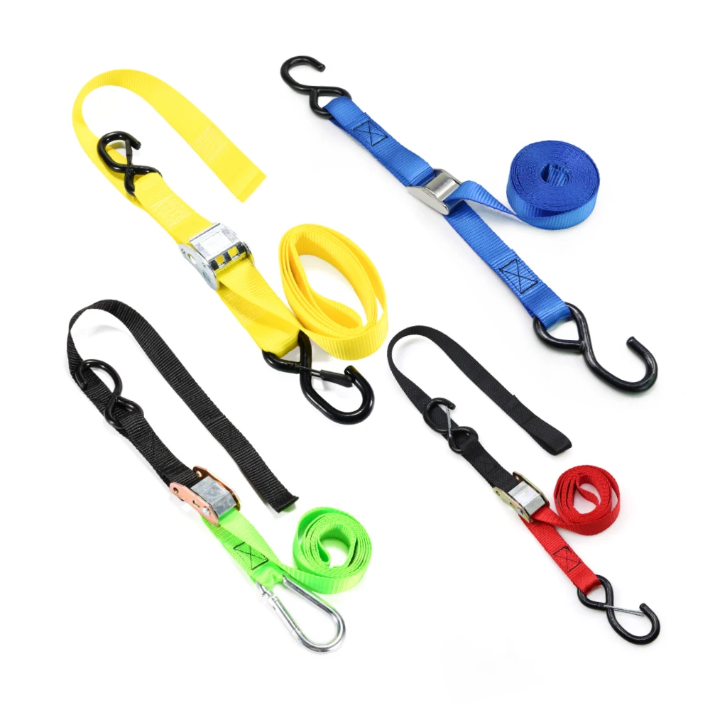 Well-made Custom Logo Cam Lock Buckle Quick Adjust Spring Loaded Straps Tie Down Straps Lashing Belts Tie Down Strap with logo