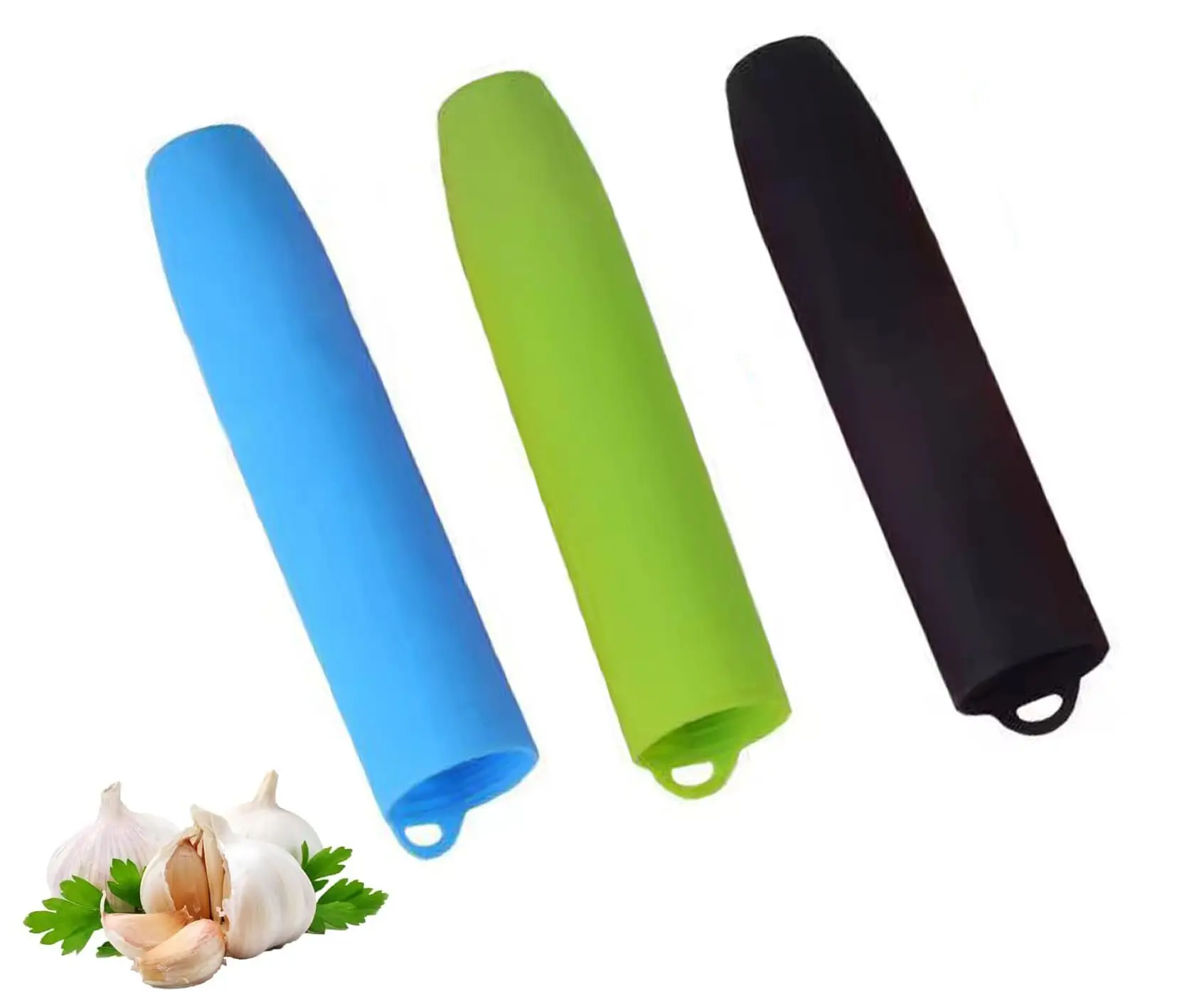 Garlic Peeler Silicone Tube Roller Garlic Odorfree Easy Quick to Peeled Garlic Cloves Silicone Tube Peeling Kitchen Tool