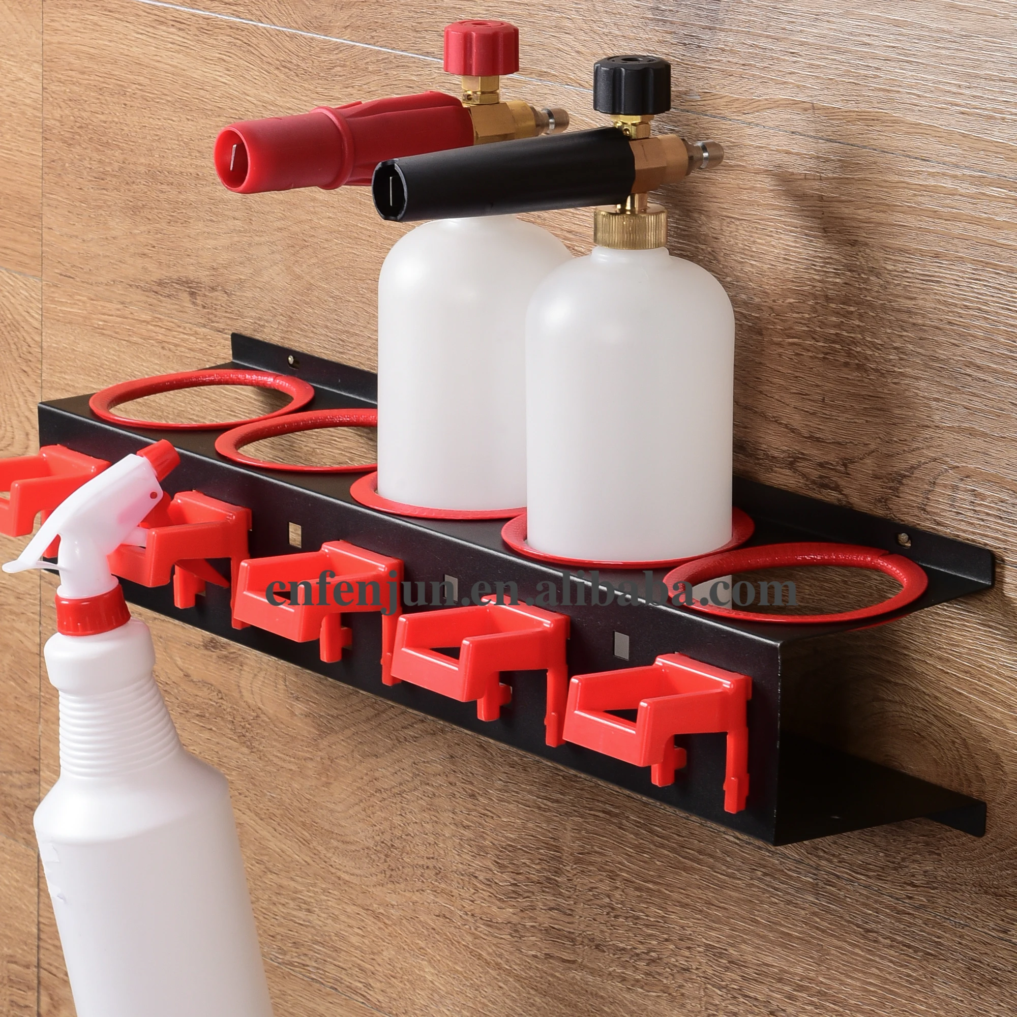 Car Detailing Spray Bottle Storage Rack  Car Beauty Shop Accessory Display Auto Cleaning Detailing Tools Hanger