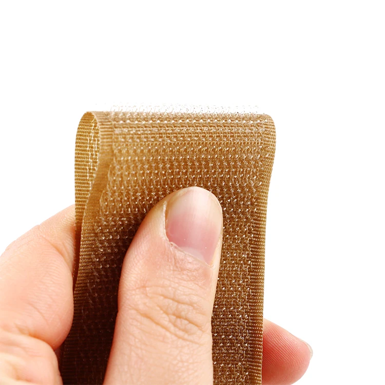 Factory Nylon Mixed Black Unnapped Elastic Hook And Loop Tape Roll With Low Price velcro hook and loop fasteners