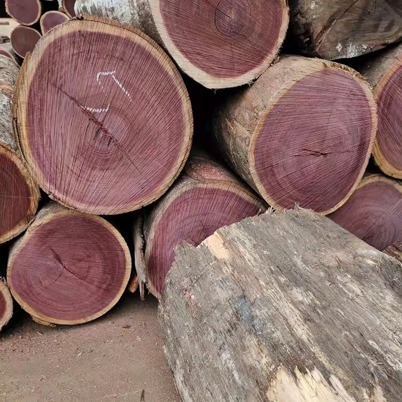 Purple heart Wood Furniture Timber Slab Decking Raw Plank Board for Flooring Wood Veneer Slab Raw Material