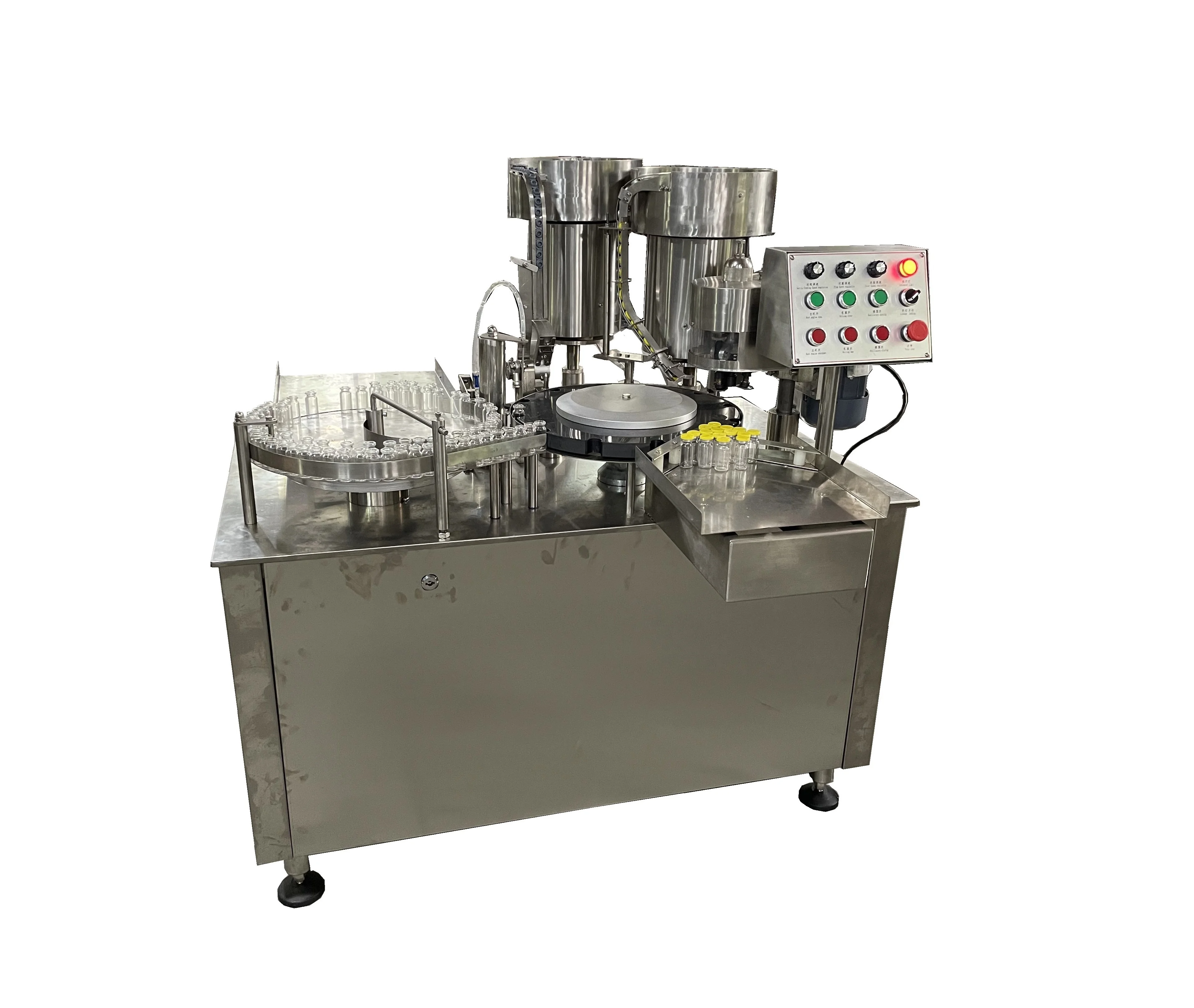 XL-1 Mini Vial Vaccine Filling Stoppering (Plugging) And Capping machine