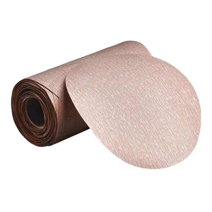 Hot sale Norton A275 PSA backing longer life and faster cut rate P1500 127mmx175pcs sand disc roll