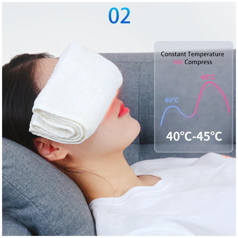 Eye Massager with Heat Cold Compression 4d Electric Compression Heating Cold Air Pressure Music Eye Massage Equipment