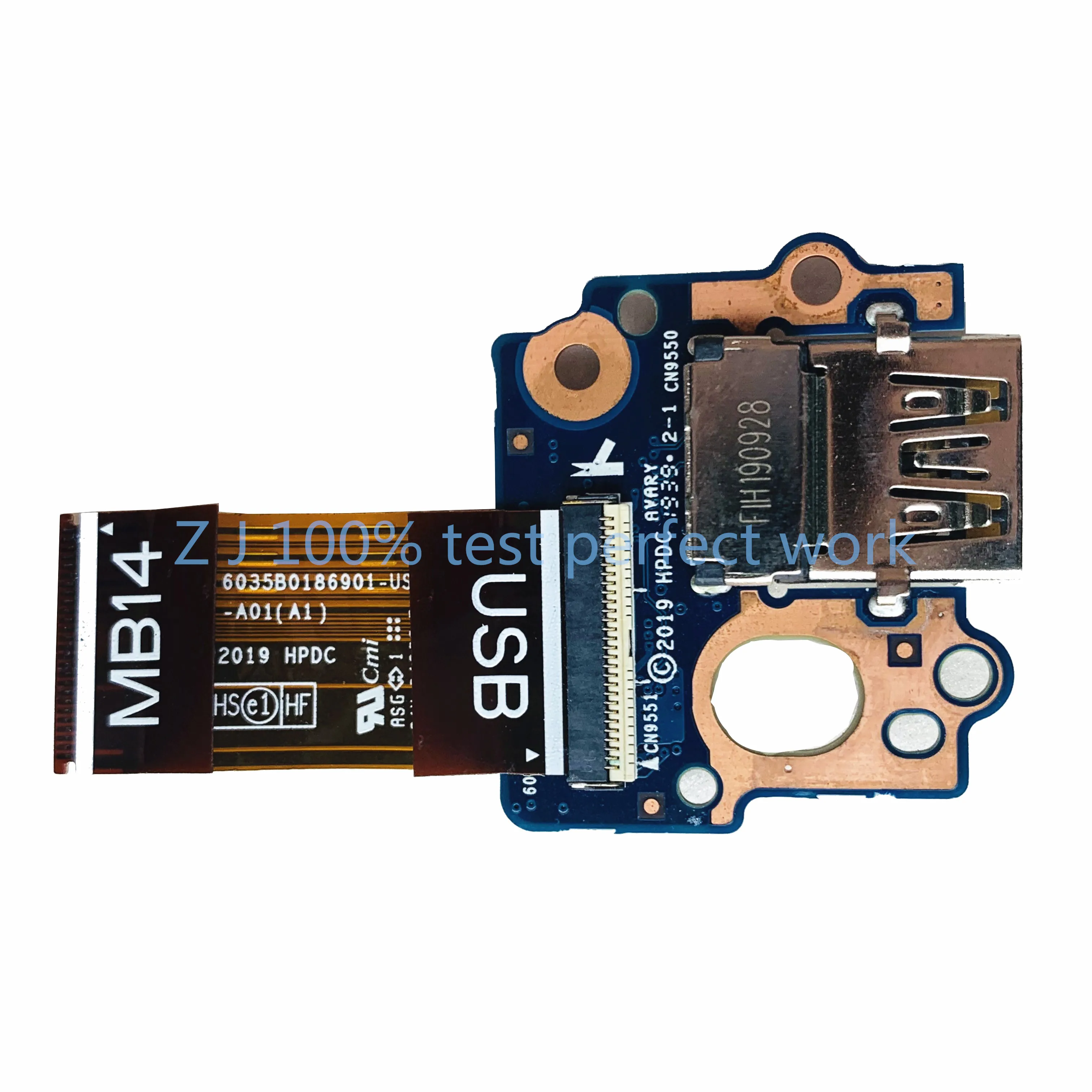 Новый оригинальный для HP EliteBook 840 G6 ноутбука СП USB доска с кабелем L62735-001 6050A3022601-USB-A01 100% тестирование Быстрая доставка