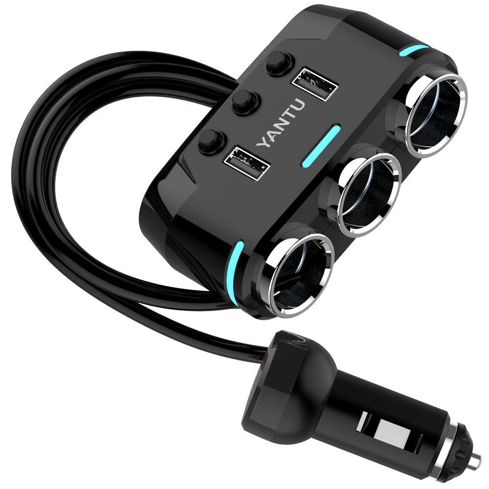 Новое водонепроницаемое автомобильное зарядное устройство YANTU с USB разъемом B39 популярный Проводной адаптер хорошего качества для автомобильного прикуривателя