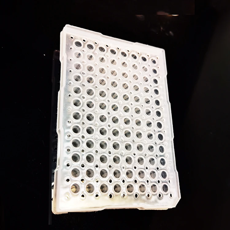 Лабораторная 0,1 мл 0,2 мл 96 лунок БЕЗ ПЛИНТУСА/половинчатая ПЦР трубчатая пластина