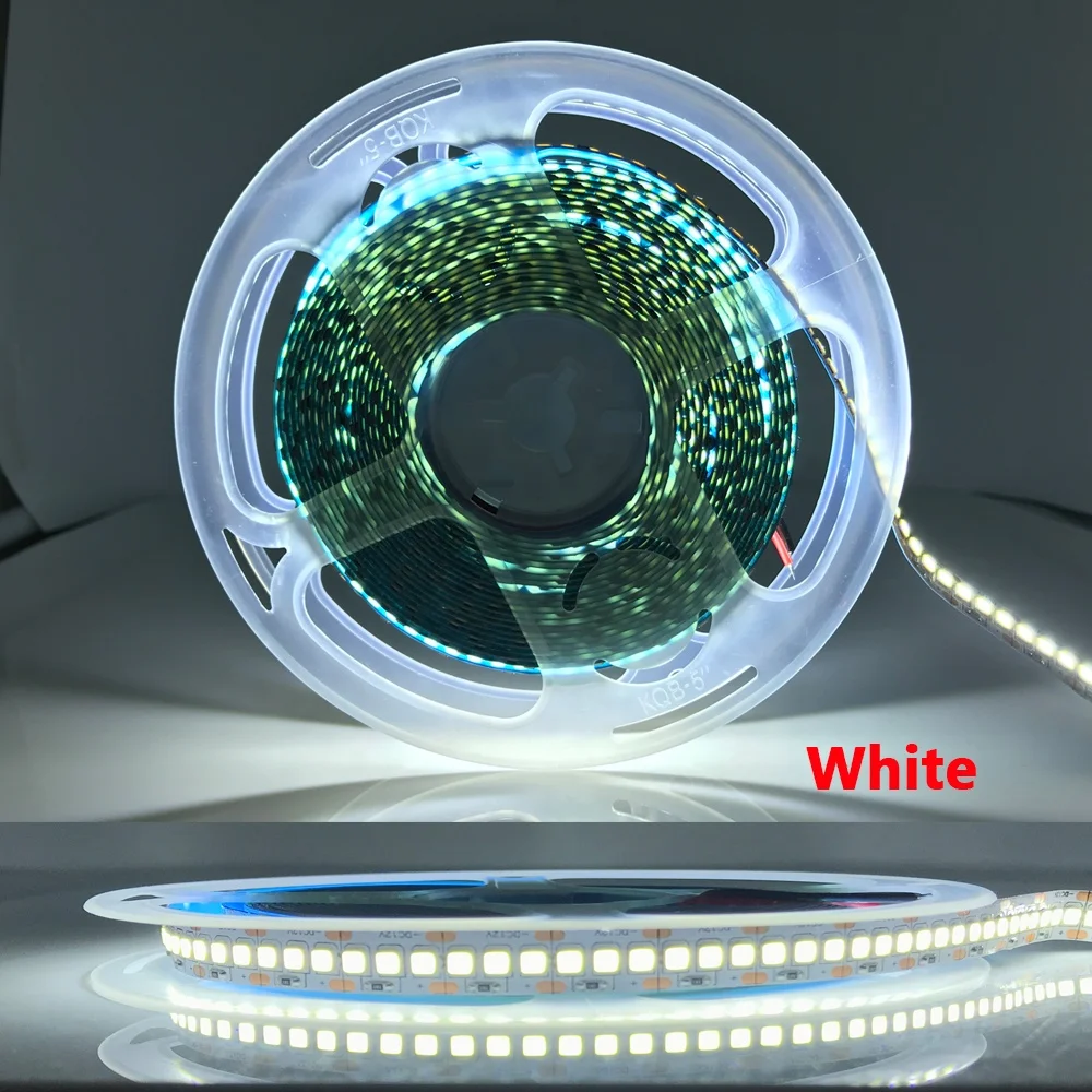 Wholesale High Lumen 12V 5 meters 60Leds/M led strip light Smd 2835 Led Flexible Strip Light 10000K White Cool White