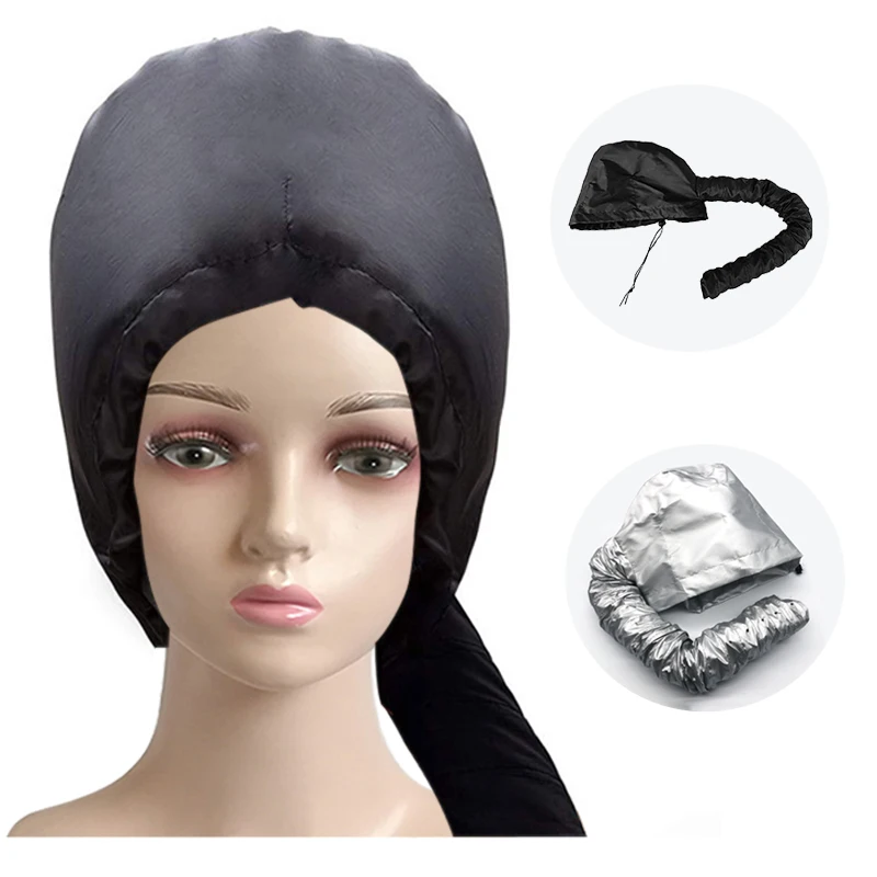 Portable Soft Bonnet Hood Hair Dryer Attachment with Adjustable Heat Protector Headband Hair Dryer Cap For All Heads