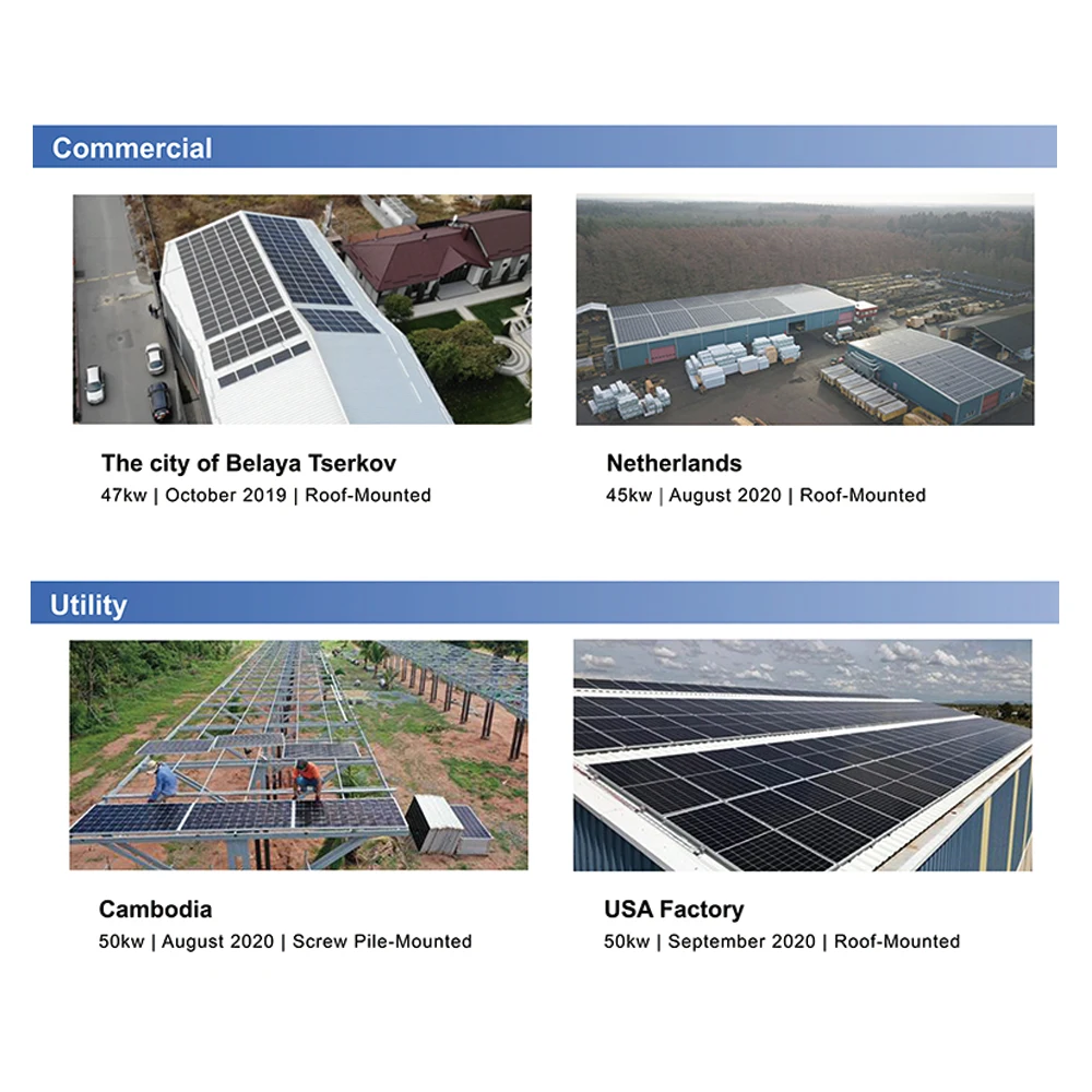 Maxbo 30kW 30 kW Hybrid complete with Panels Solar energy power electric fence photovoltaic system kit