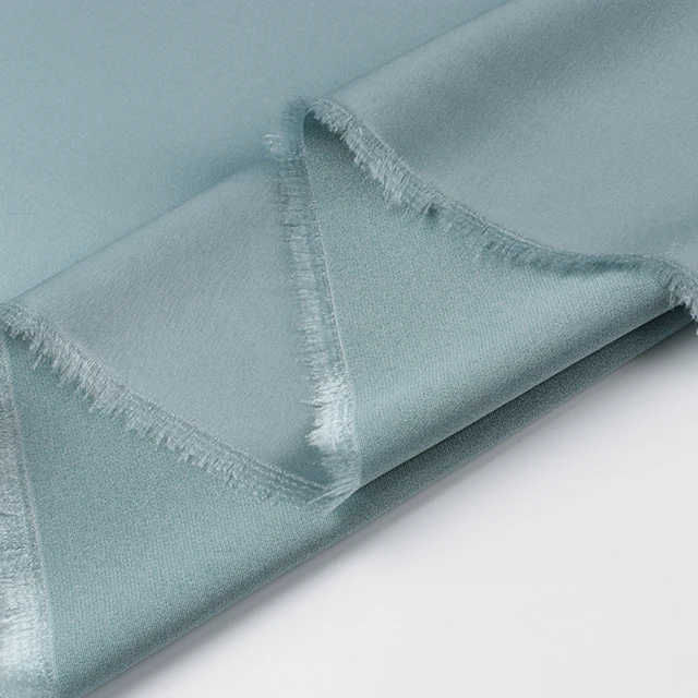 Утолщенная гладкая атласная Женская рубашка из 77% полиэстера для весны и лета 23% cupro, пижама, пальто для осени и зимы, ткань для маленьких костюмов