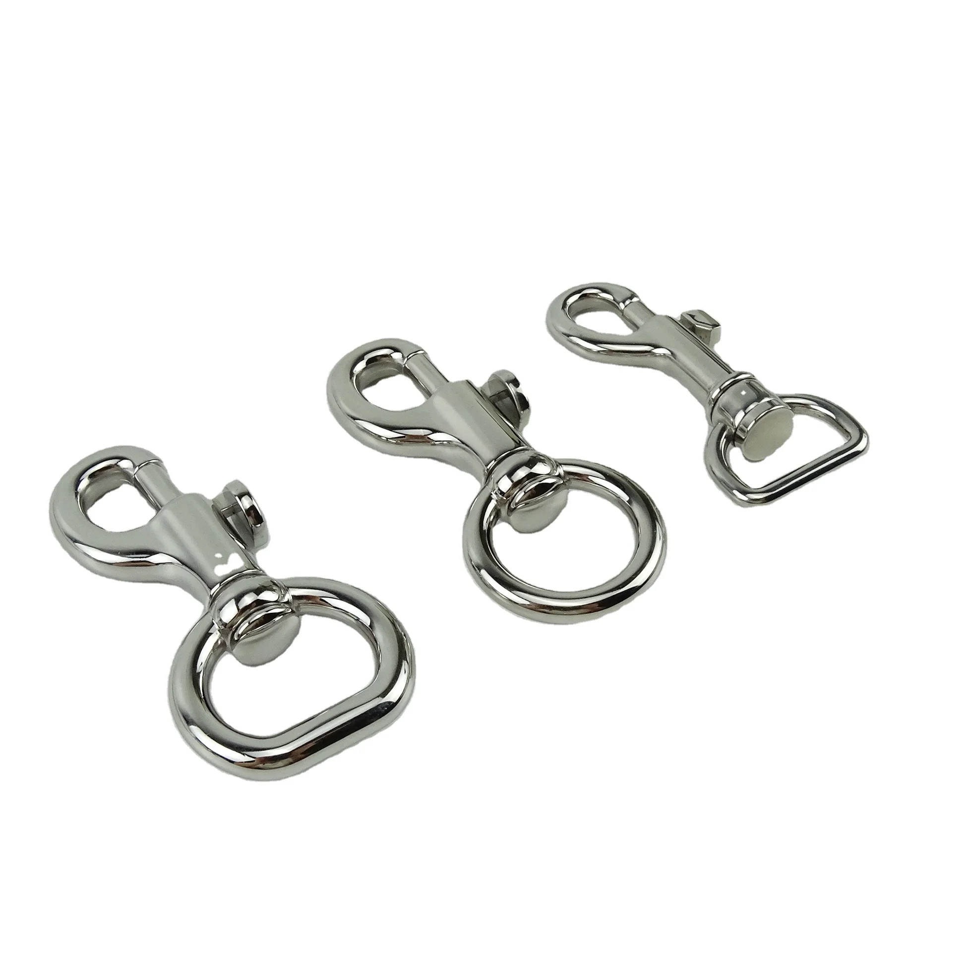 Stainless Steel Multiple Use Handbag Lanyard Dog Leash Metal Swivel Trigger Snap Hook