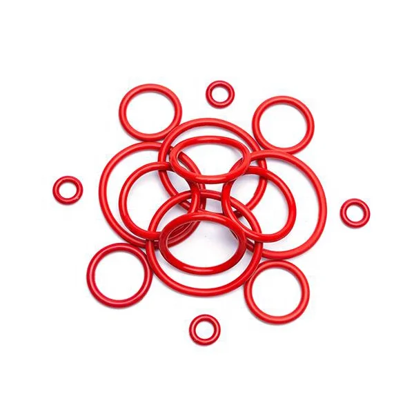 Quality assurance Rubber silicone O-ring Red white O-ring Food grade SIL O-ring