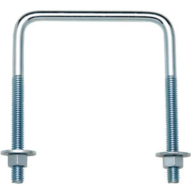 Pipe clamp square bent flat u shape bolts square u bolt