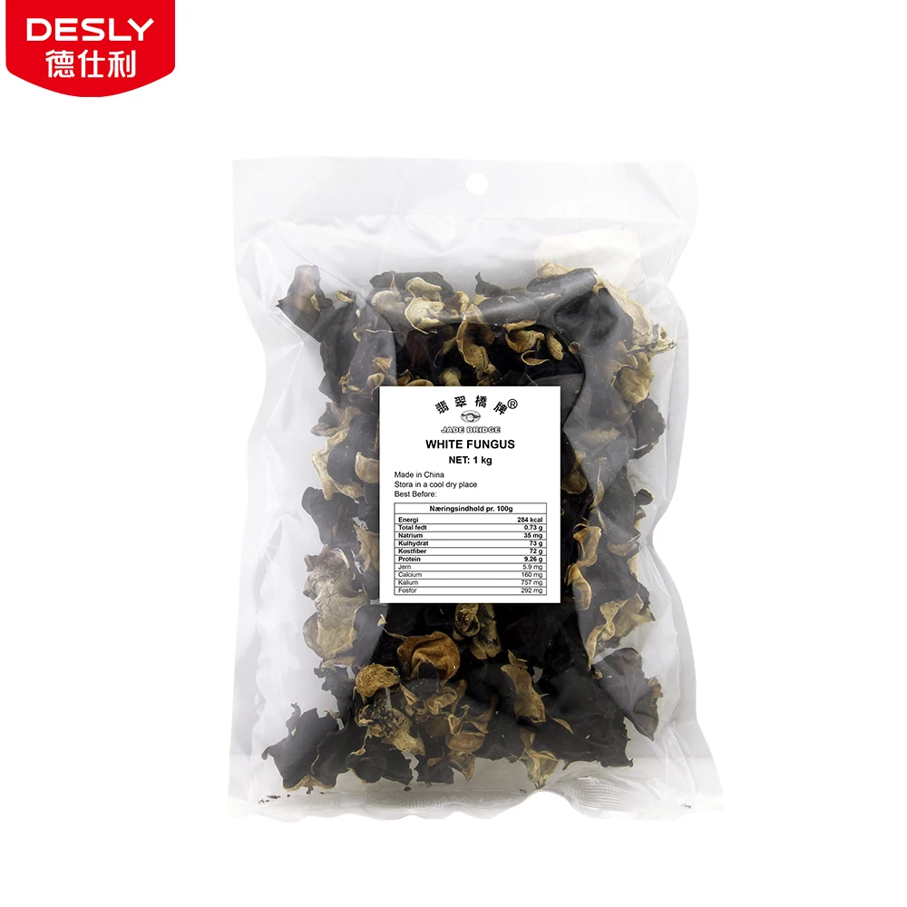 Съедобный гриб заводская цена сушеные грибы оптовая продажа Нефритовый мост белый 1 кг для супермаркетов