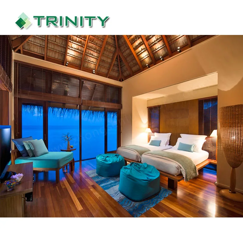 5 звезд тропический пустынный стиль курортный проект из цельного дерева мебель для спальни поставщик