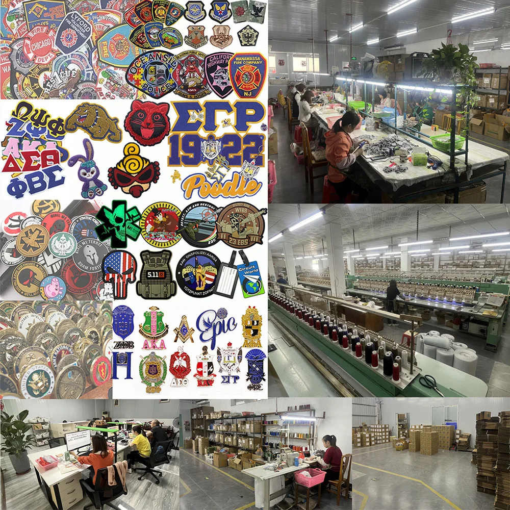 Custom pink and green sorority fraternity intl Iron On Patches sorority of phi delta embroidery Chenille Patches